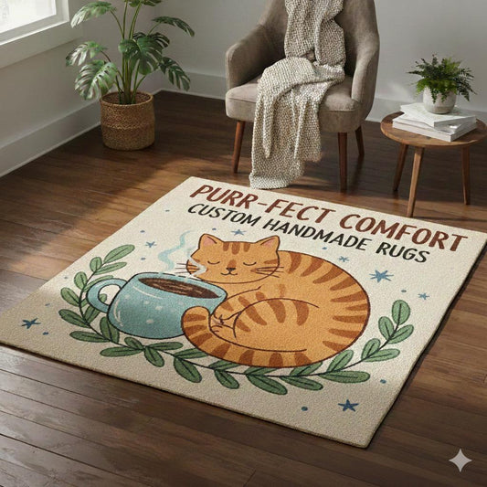 Özel Sipariş Tufting Halı - Kişiselleştirilmiş Tasarım El Yapımı Kabarık Dekorasyon