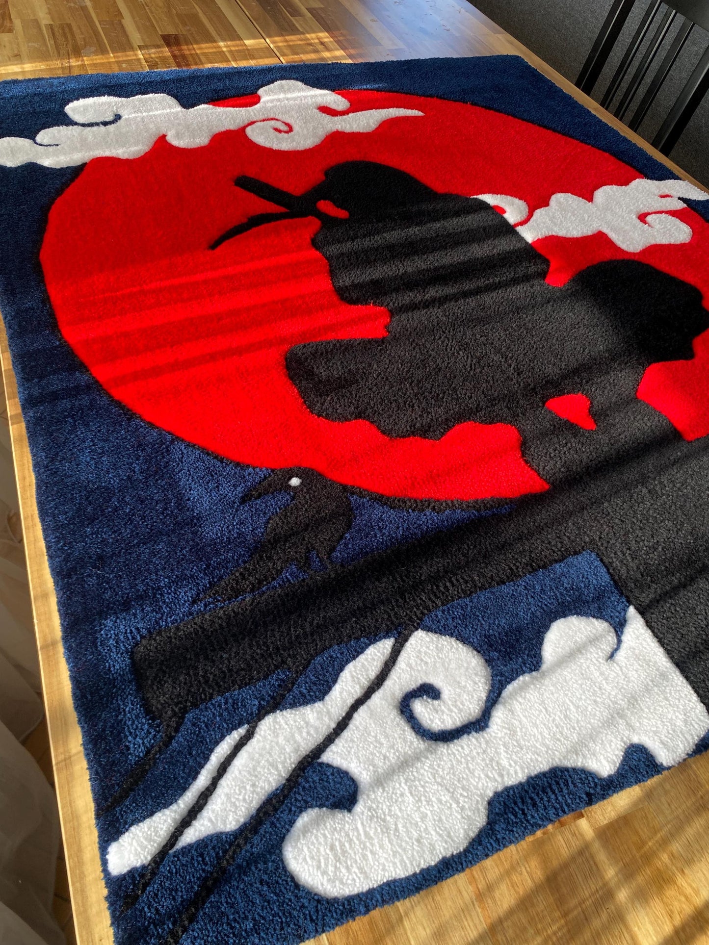 Itachi Uchiha Rug - 114x95cm Handmade Naruto Anime Wall Art