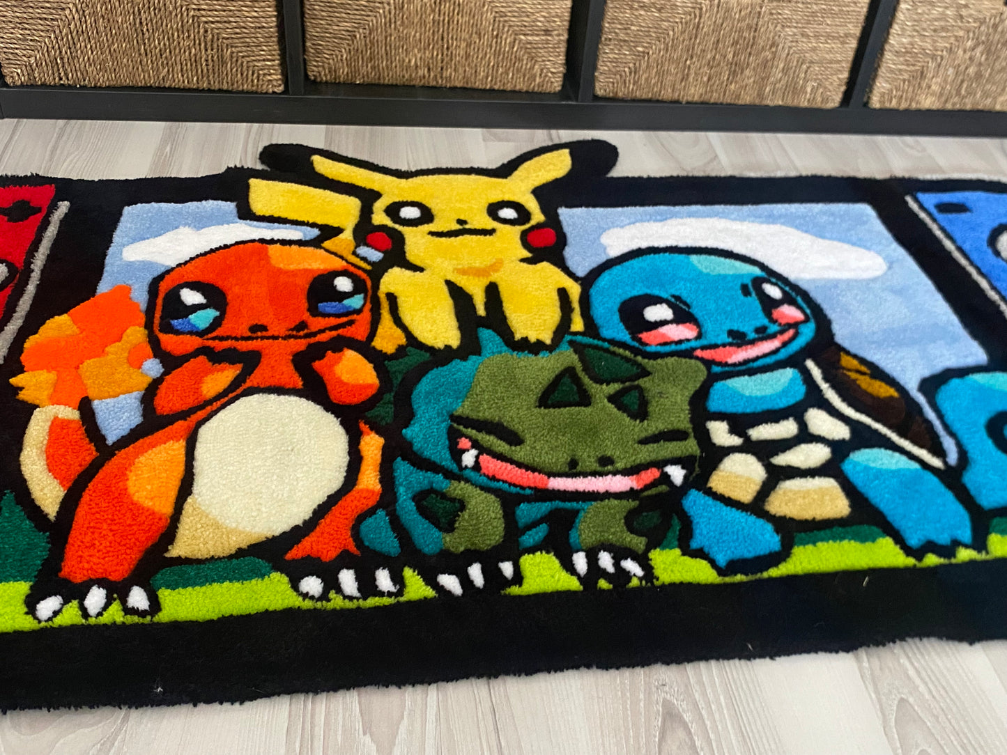 Pokemon Game Boy Tufting Halı, Akrilik, 140x67 cm
