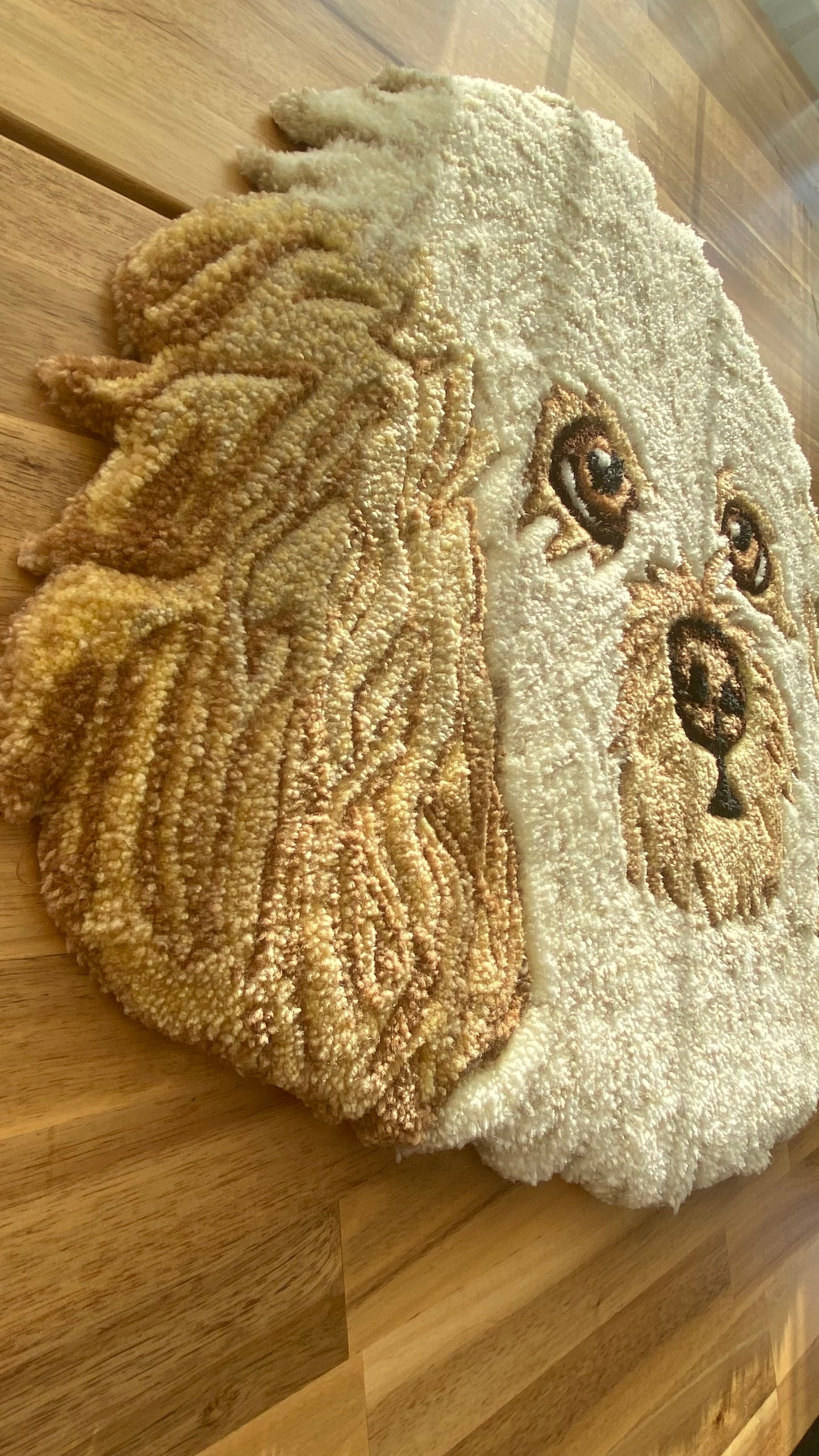 Custom Dog Portrait Rug