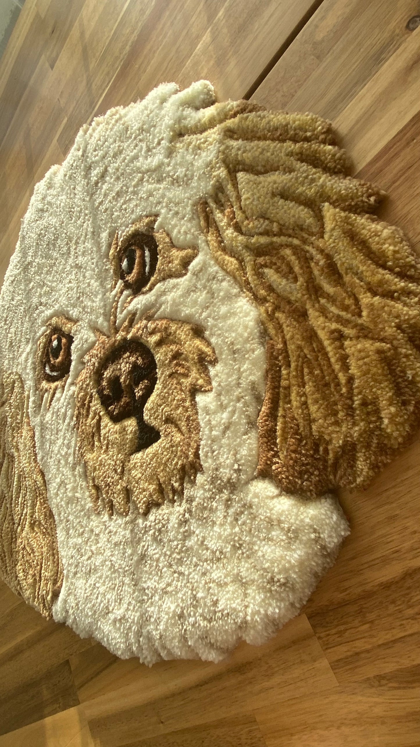 Custom Dog Portrait Rug