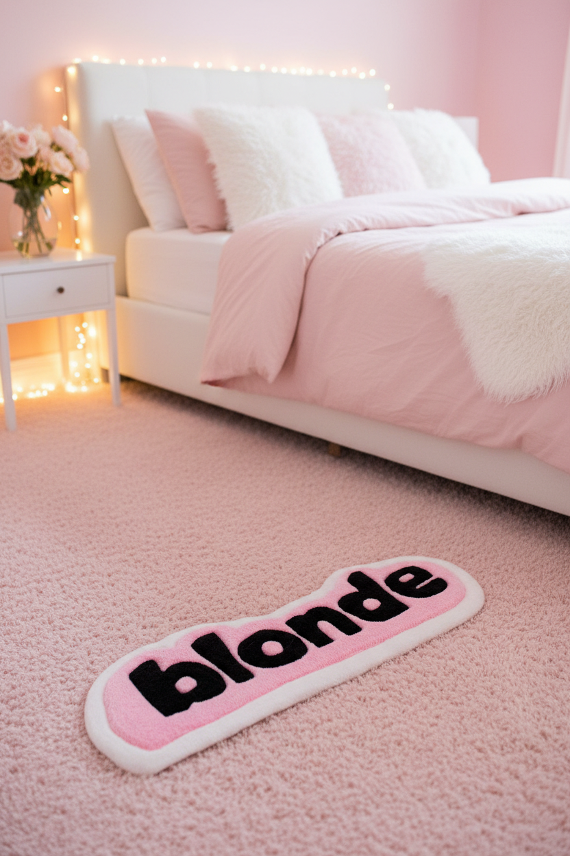 Blonde Tufted Rug