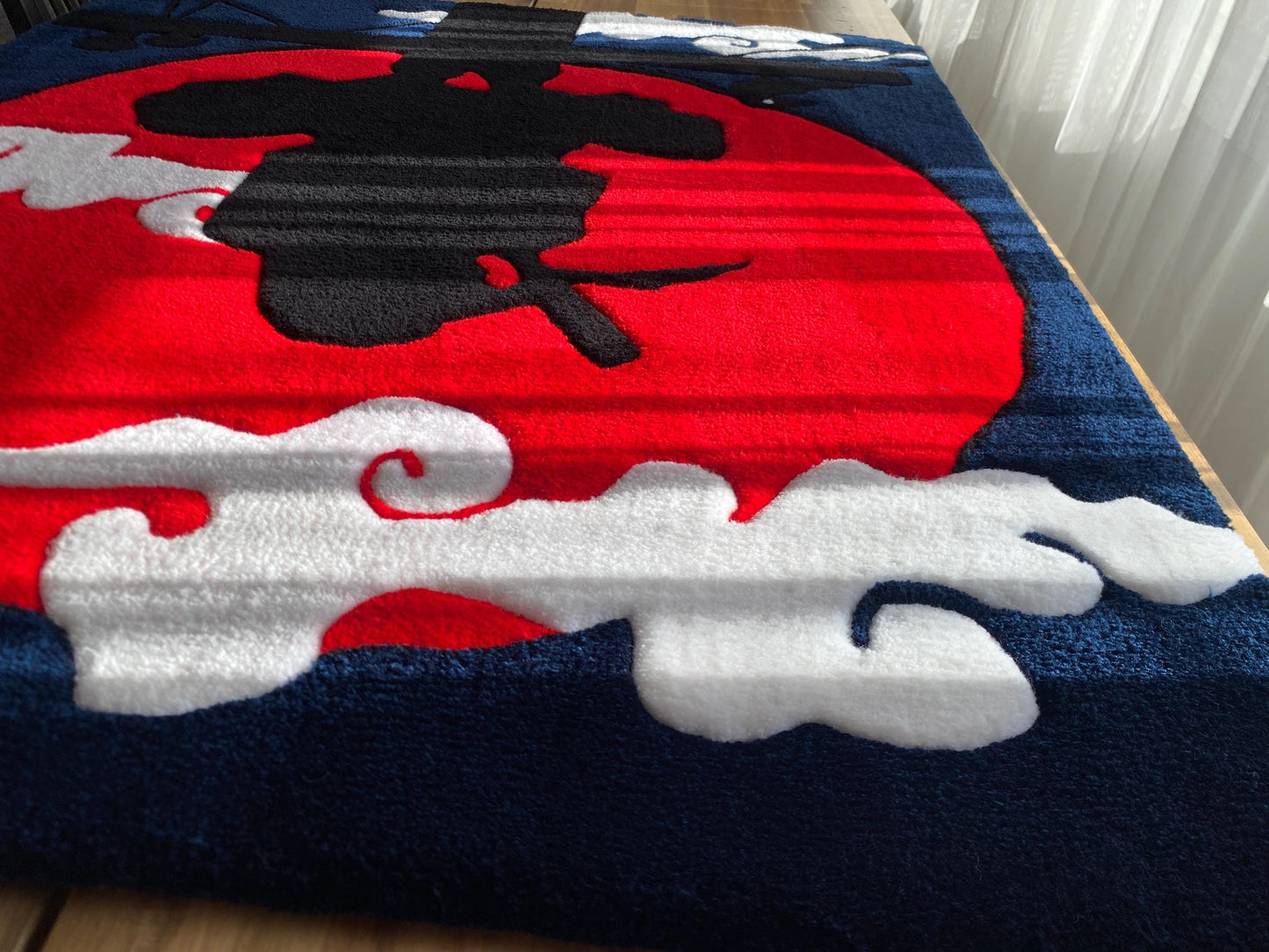 Itachi Uchiha Rug - 114x95cm Handmade Naruto Anime Wall Art
